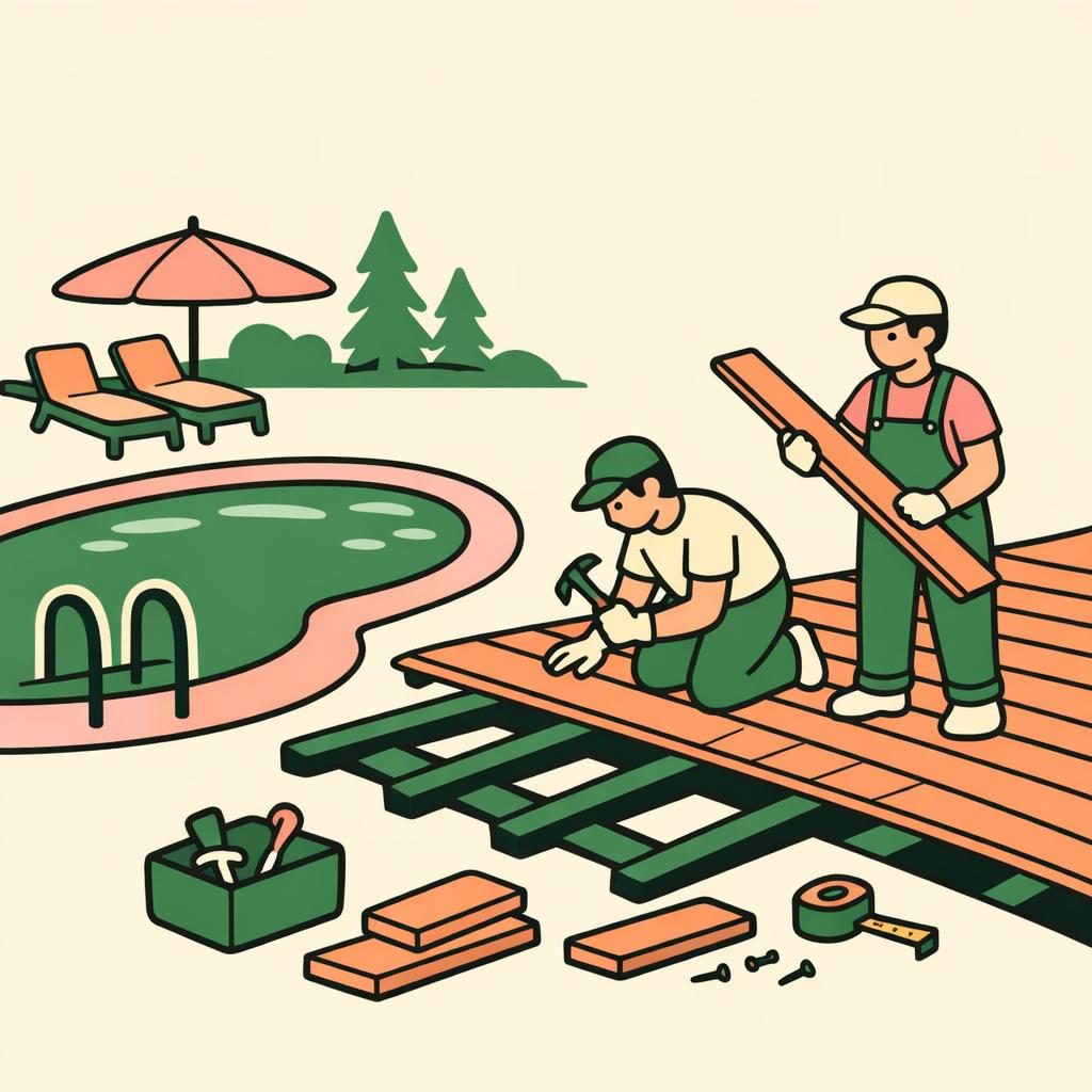 Pool Deck Installation